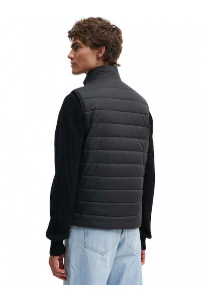 HUGO WATER-REPELLENT GILET BRENTINO 2521 BLACK 50544544-001