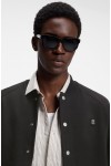 HUGO DABIN INTERLOCK-JERSEY BOMBER JACKET WITH LOGO BLACK 50563037-001