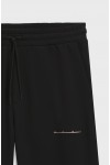 HUGO DATRIPANT RELAXED-FIT COTTON TRUSERS BLACK 50568125-001