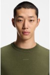 HUGO BOSS SAN CASSIUS COTTON SWEATER LIGHT GREEN 50553588-389