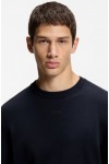 HUGO BOSS SAN CASSIUS COTTON SWEATER DARK BLUE 50553588-410
