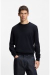 HUGO BOSS SAN CASSIUS COTTON SWEATER DARK BLUE 50553588-410
