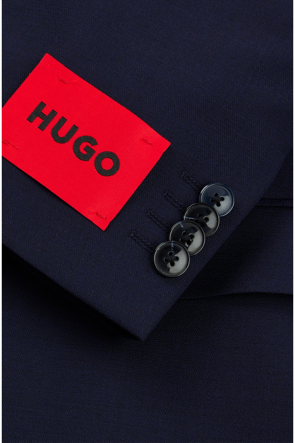 HUGO THREE PIECE SLIM-FIT SUIT DARK BLUE 50495023-405
