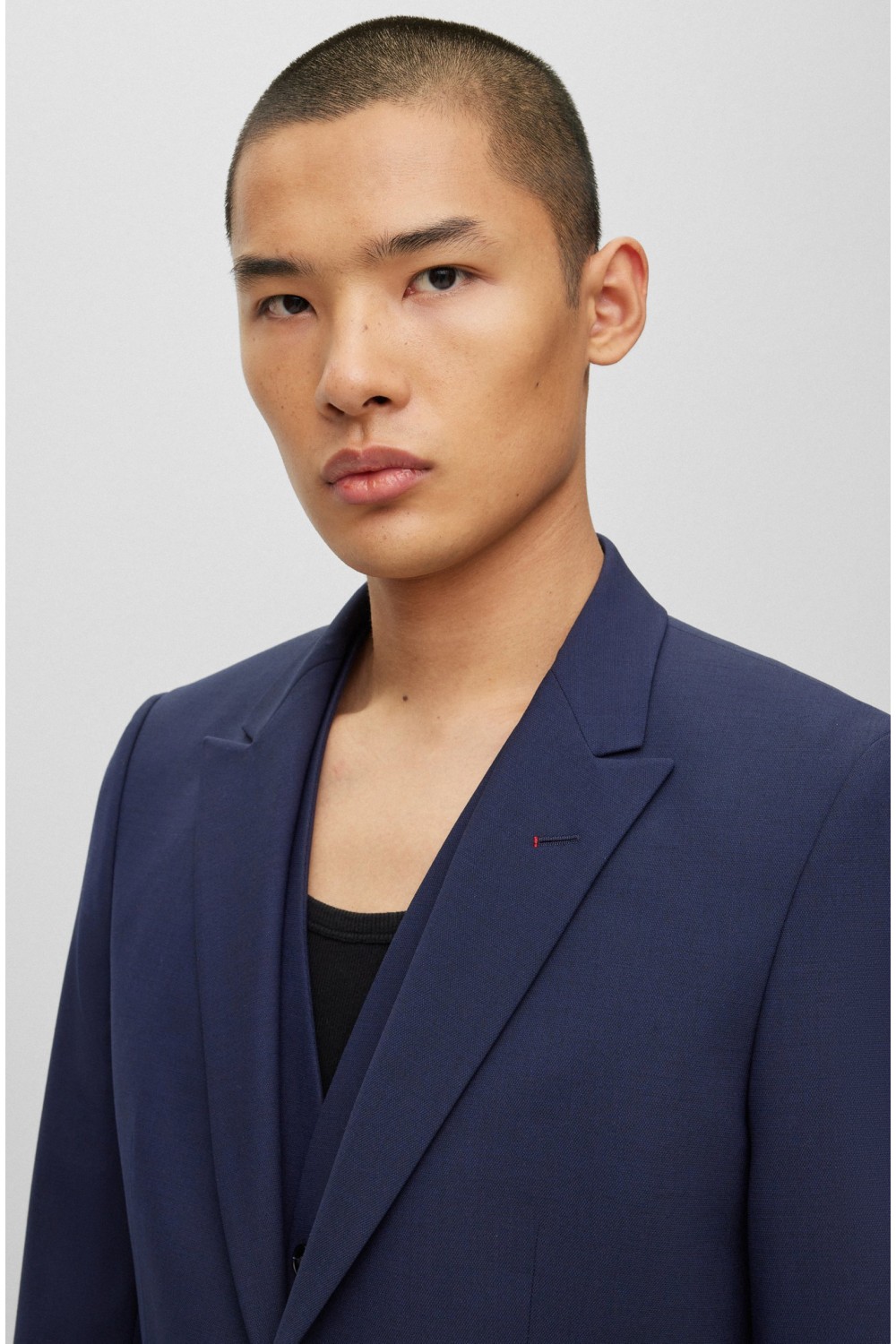 HUGO THREE PIECE SLIM-FIT SUIT DARK BLUE 50495023-405