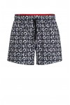 HUGO RECYCLED-MATERIAL SWIM SHORTS WITH LOGO PRINT 50474322-002