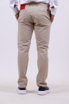HUGO DAVID222D SLIM FIT CHINO IN STRETCH-COTTON GABARDINE BEIGE 50468314-264