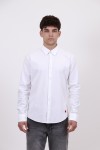 HUGO SLIM FIT POPLIN SHIRT ERMO WHITE 50500216-199