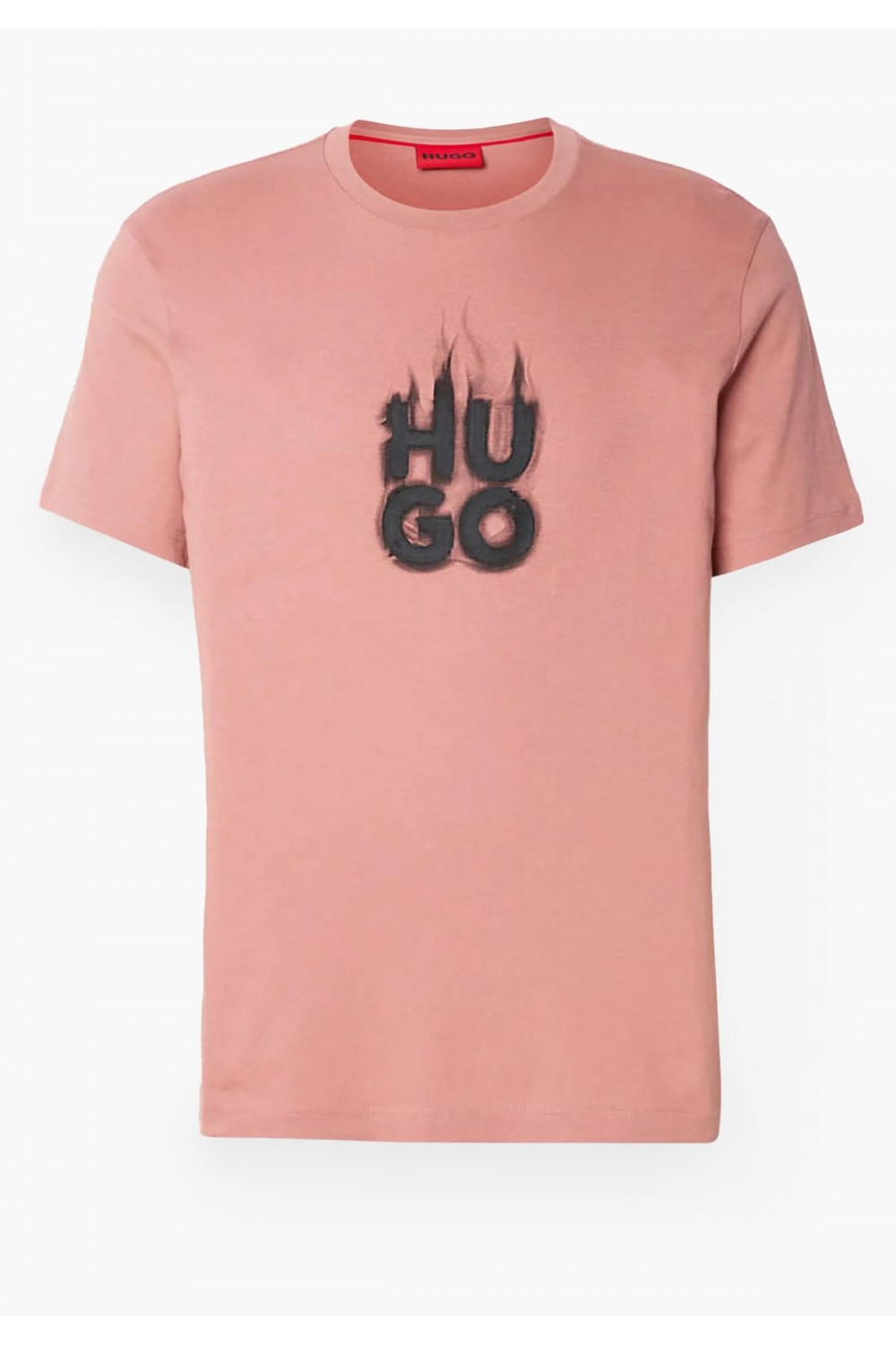 HUGO COTTON JERSEY DALAYER T-SHIRT PINK 50535363-695