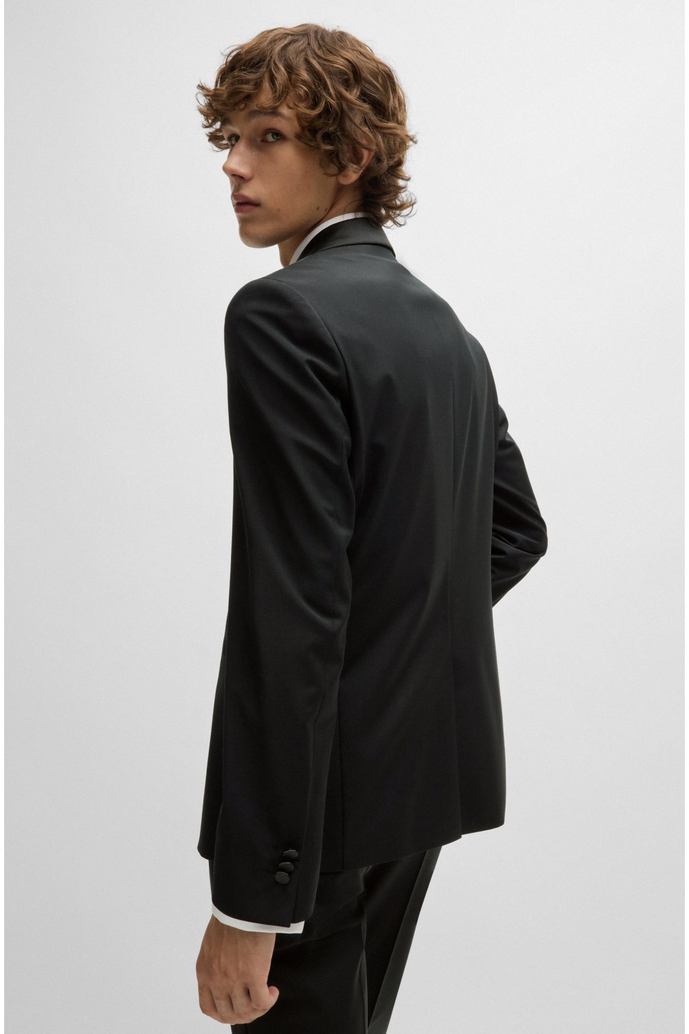 HUGO SUIT SLIM FIT ART224E1X BLACK 50476333-001