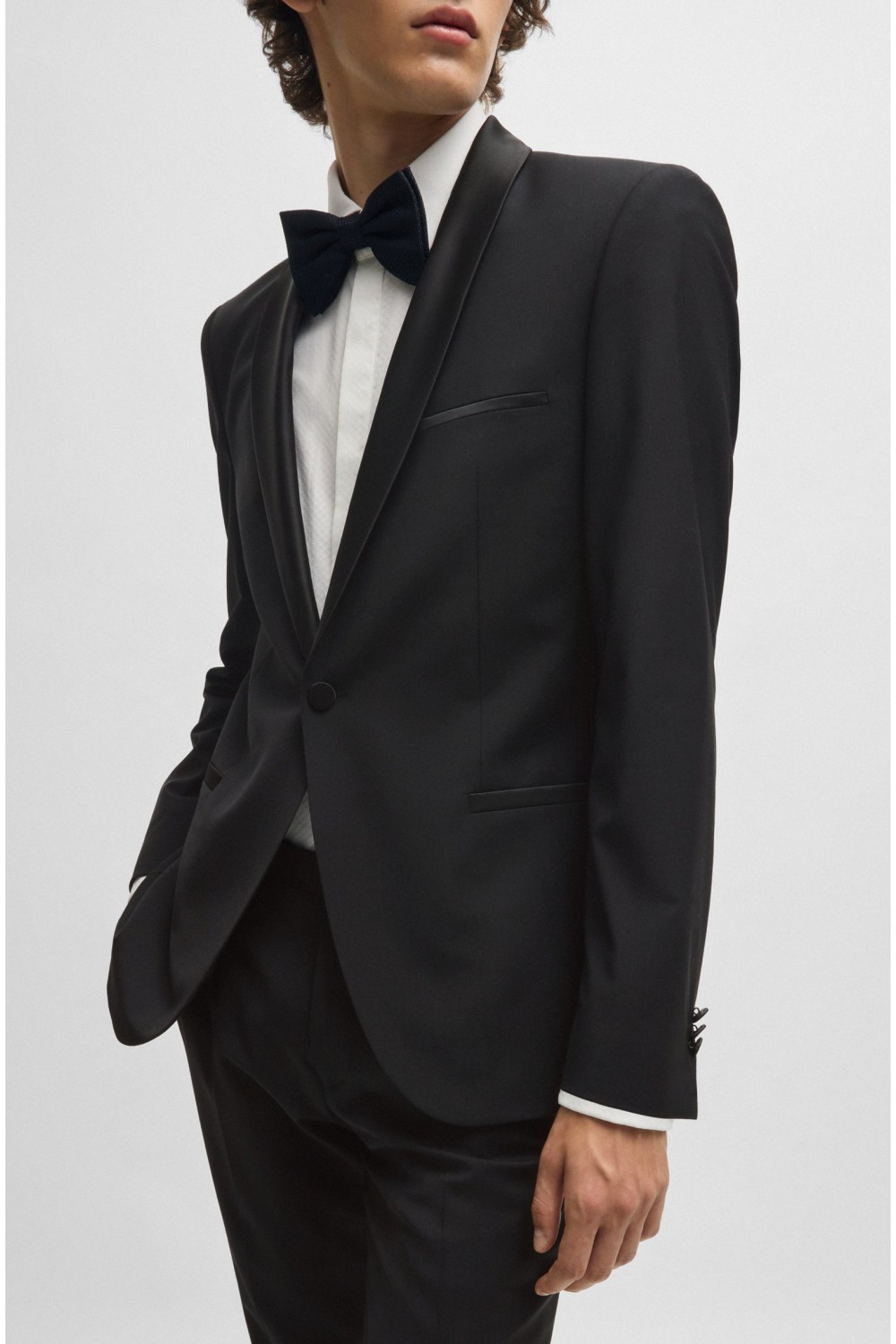 HUGO SUIT SLIM FIT ART224E1X BLACK 50476333-001