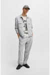 HUGO COTTON JERSEY T-SHIRT WITH SPIDER GRAPHIC PRINT WHITE 50530684-102