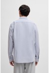 HUGO CASUAL SLIM FIT OXFORD SHIRT EVITO LIGHT BLUE 50479302-513