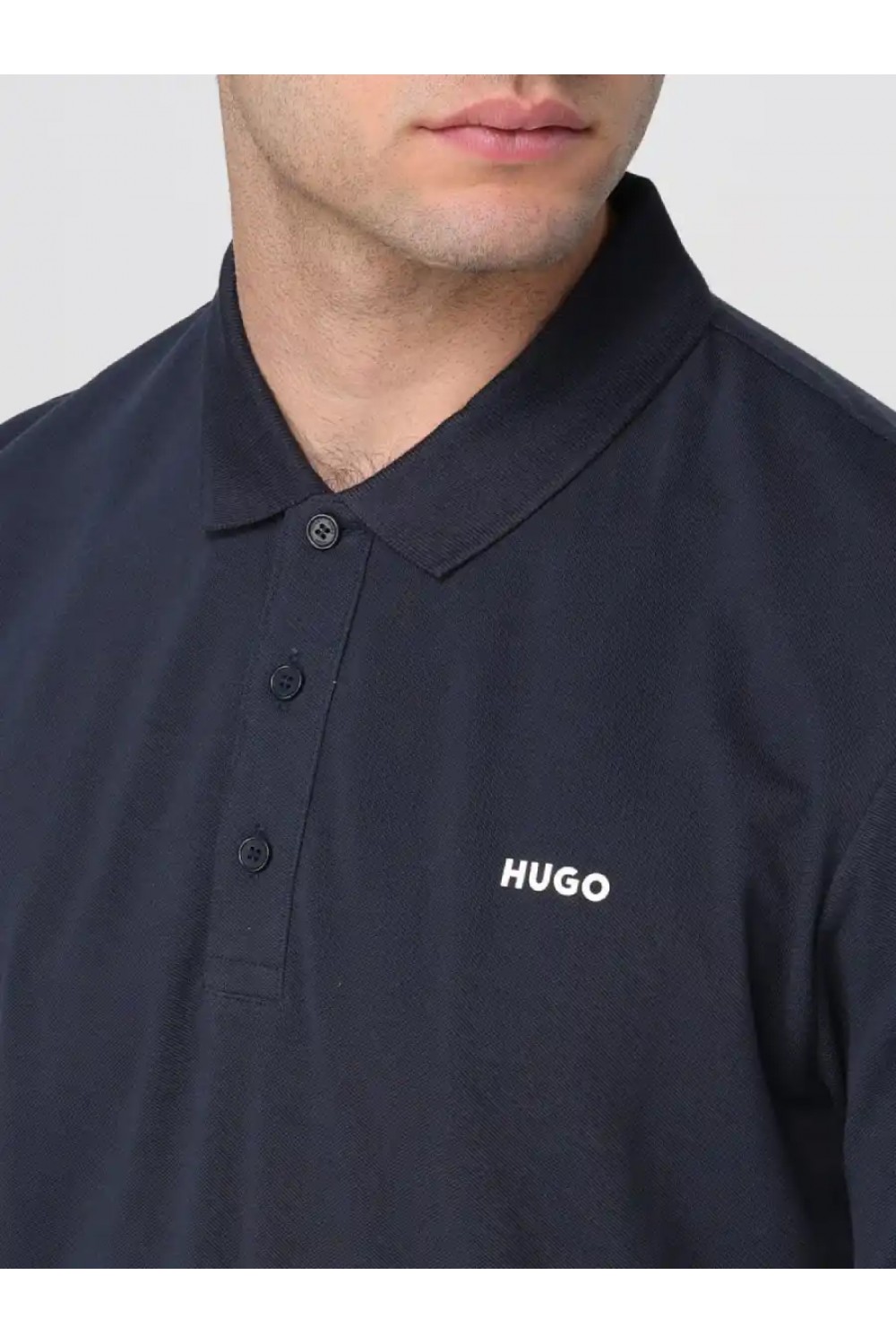 HUGO POLO SHIRT DONOS222 NAVY BLUE 50466182-406