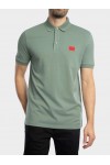 HUGO POLO SHIRT DERESO232 SLIM FIT LIGHT KHAKI 50490770-343