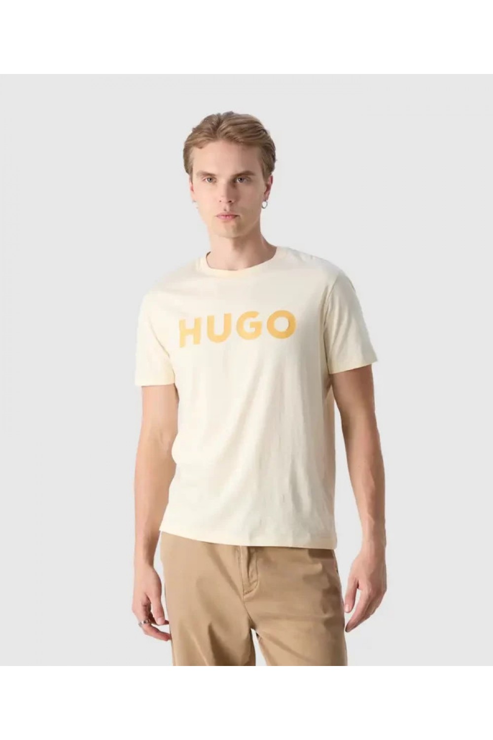 HUGO T-SHIRT DULIVIO YELLOW 50467556-279