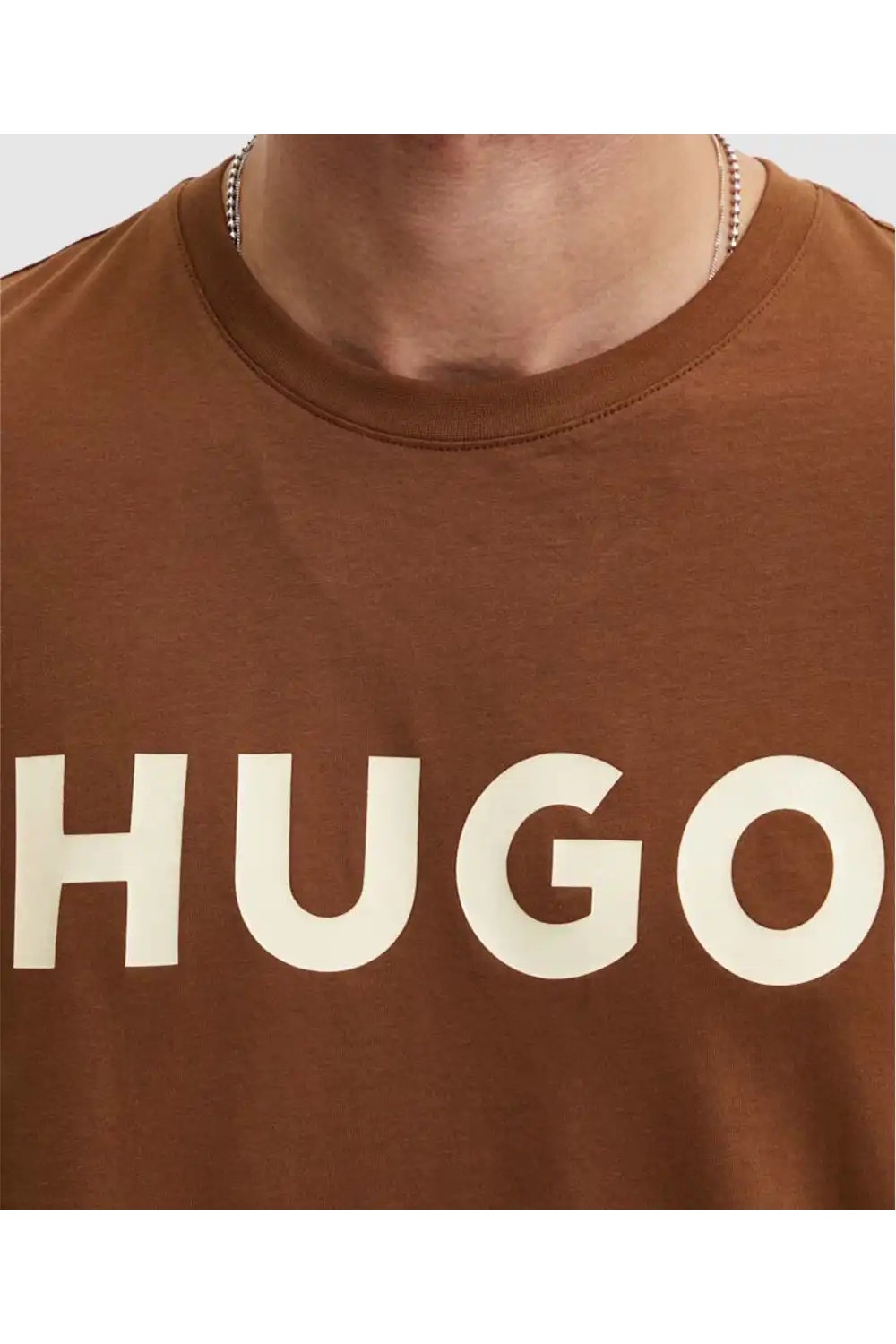 HUGO T-SHIRT DULIVIO BROWN 50467556-212