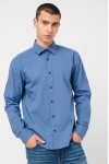 HUGO SLIM FIT POPLIN SHIRT ERMO BLUE 50500216-479