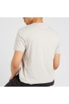HUGO COTTON JERSEY T-SHIRT DULIVE BEIGE WITH YELLOW LOGO 50467952-055