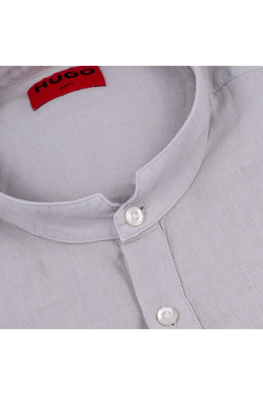 HUGO SLIM FIT LINEN SHIRT ELVORY 50490740-050