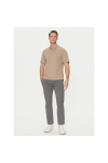 HUGO SLIM FIT CHINO PANT DAVID22D COTTON GABARDINE GREY 50533851-086