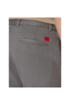 HUGO SLIM FIT CHINO PANT DAVID22D COTTON GABARDINE GREY 50533851-086