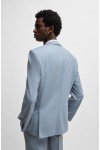 HUGO SUIT SLIM FIT HENRY/GETLIN 232X LIGHT BLUE AND GILET 50530116-483