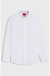 HUGO SLIM FIT MAO COTTON SHIRT KALEB WHITE 50554690-199
