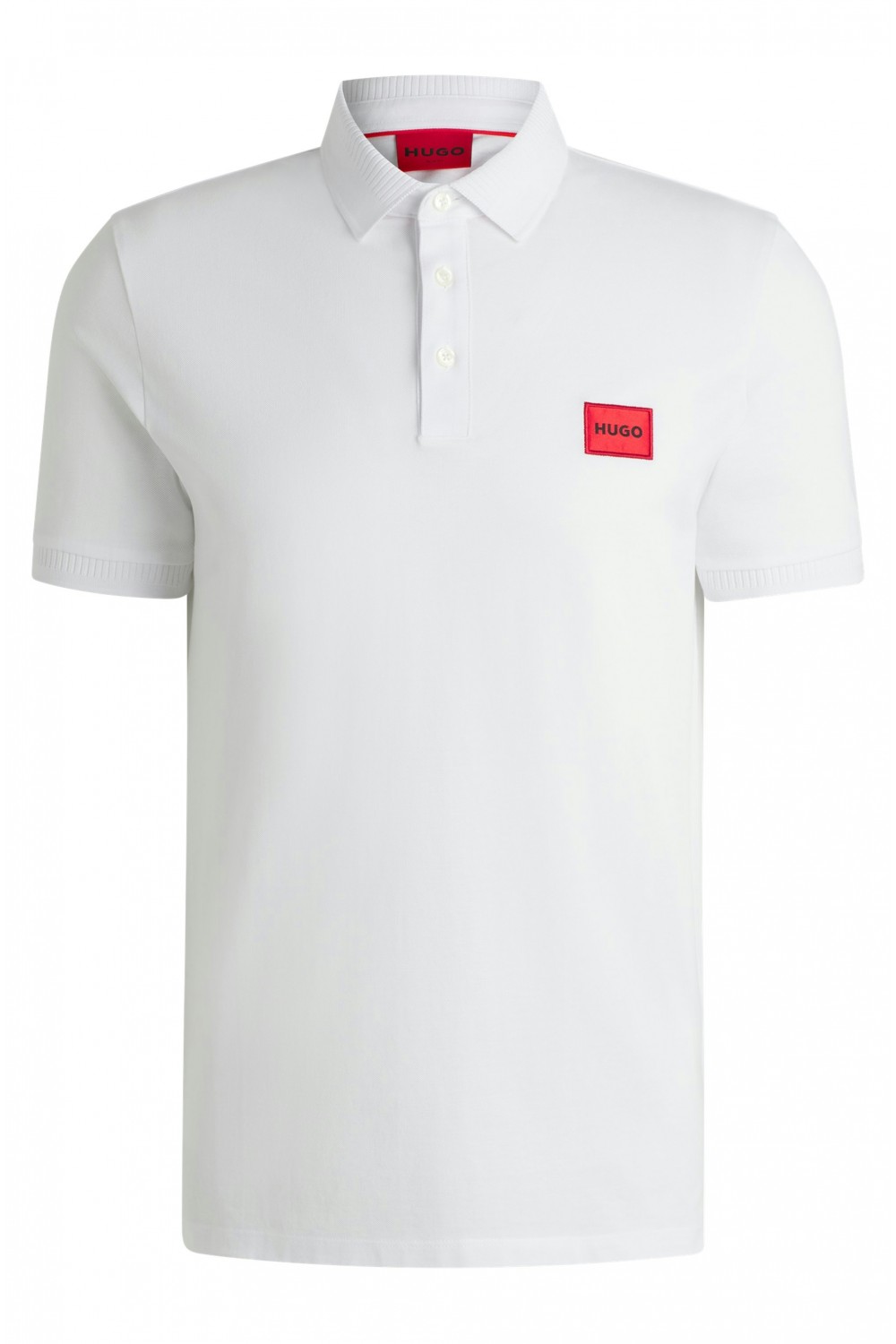 HUGO POLO SHIRT DERESO222 SLIM FIT WHITE 50466202-100
