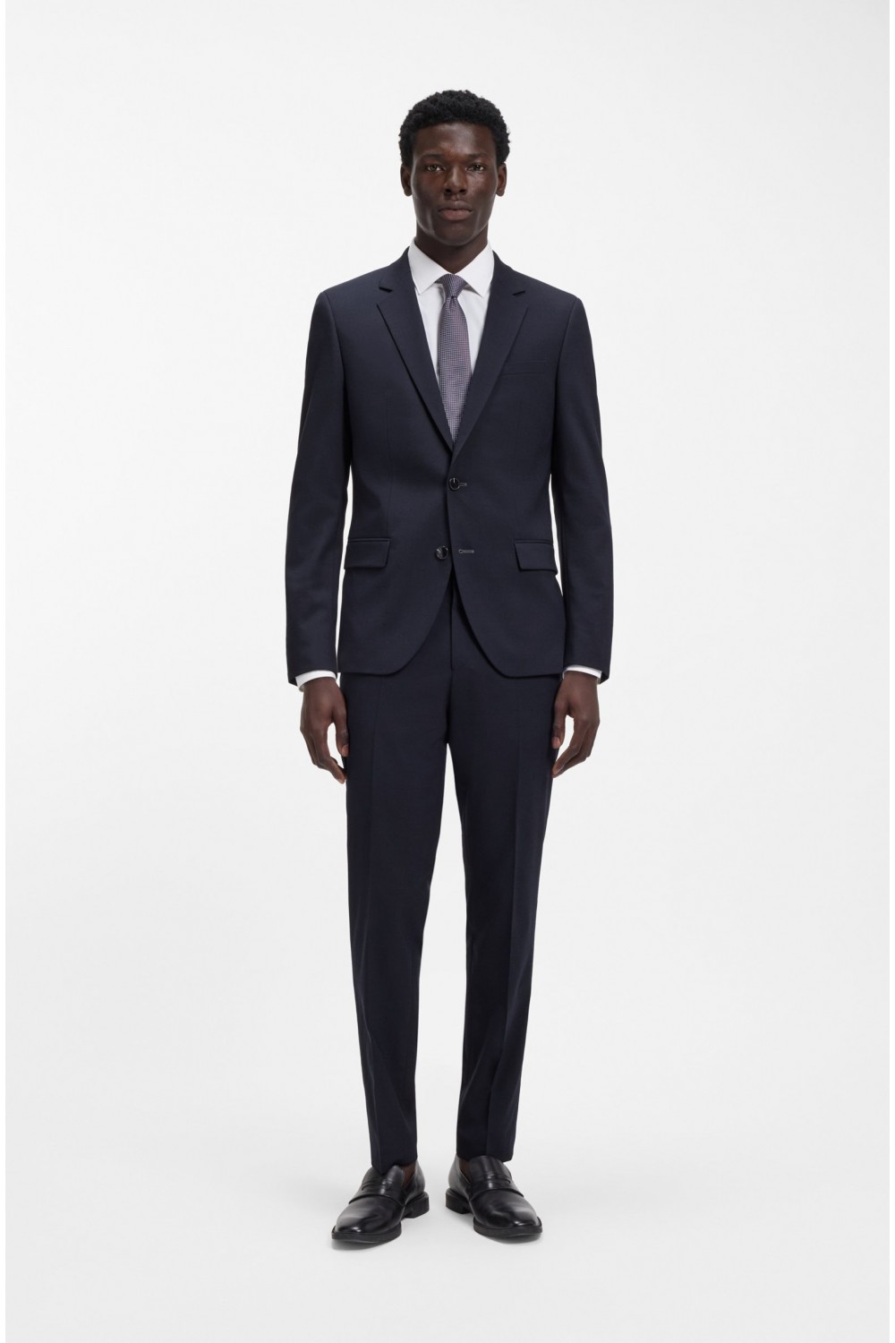 HUGO SUIT SLIM FIT HENRY-GETLIN DARK BLUE 50557616-405