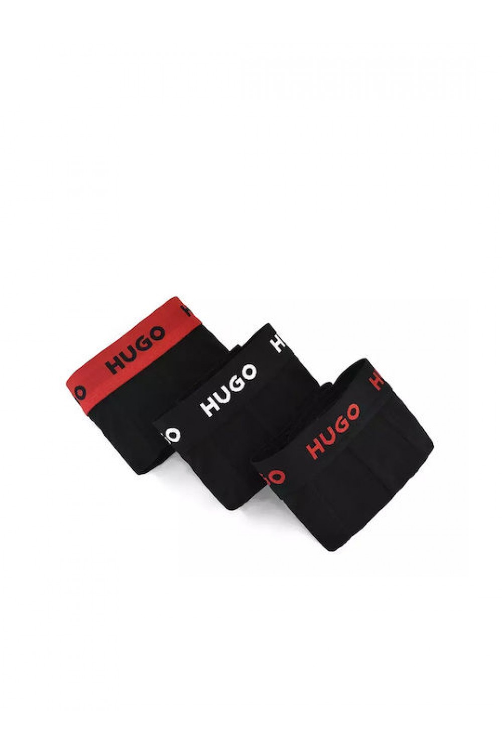 HUGO THREE PACK OF STRETCH-COTTON TRUNKS TRIPLET PACK 50532611-010