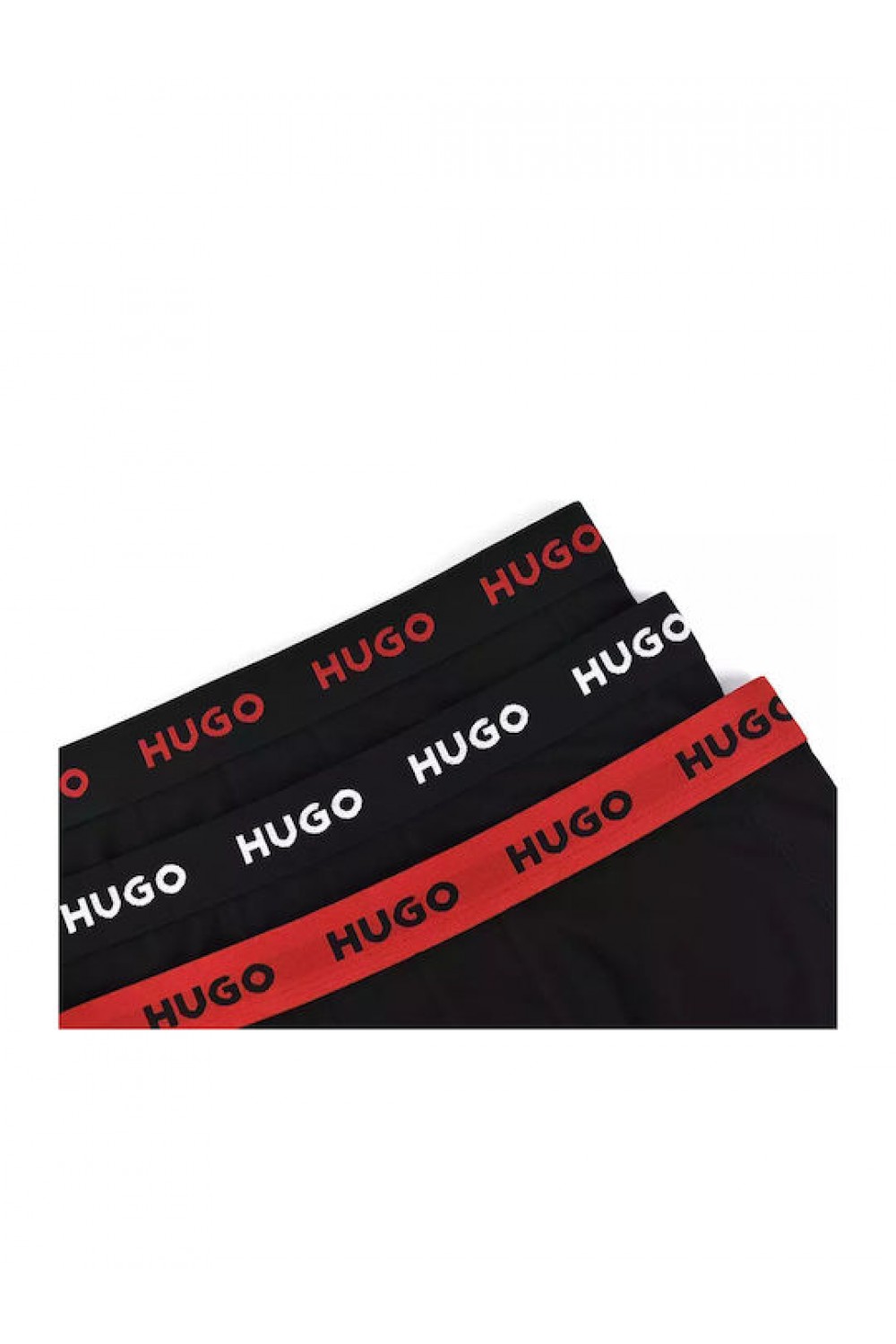 HUGO THREE PACK OF STRETCH-COTTON TRUNKS TRIPLET PACK 50532611-010