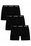 HUGO THREE PACK OF STRETCH-COTTON TRUNKS TRIPLET PACK 50532613-005