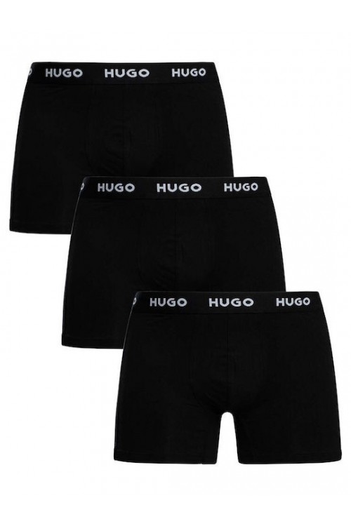 HUGO THREE PACK OF STRETCH-COTTON TRUNKS TRIPLET PACK 50532613-005