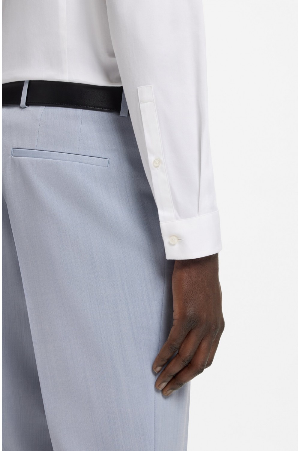 HUGO SLIM FIT SHIRT NETRAN WHITE 50561633-199