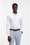 HUGO SLIM FIT SHIRT NETRAN WHITE 50561633-199