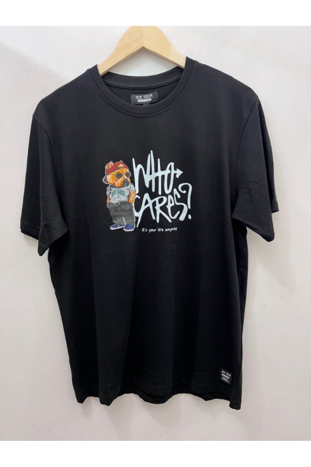 ICE TECH T-SHIRT WITH LOGO BLACK ICETECHSS2503