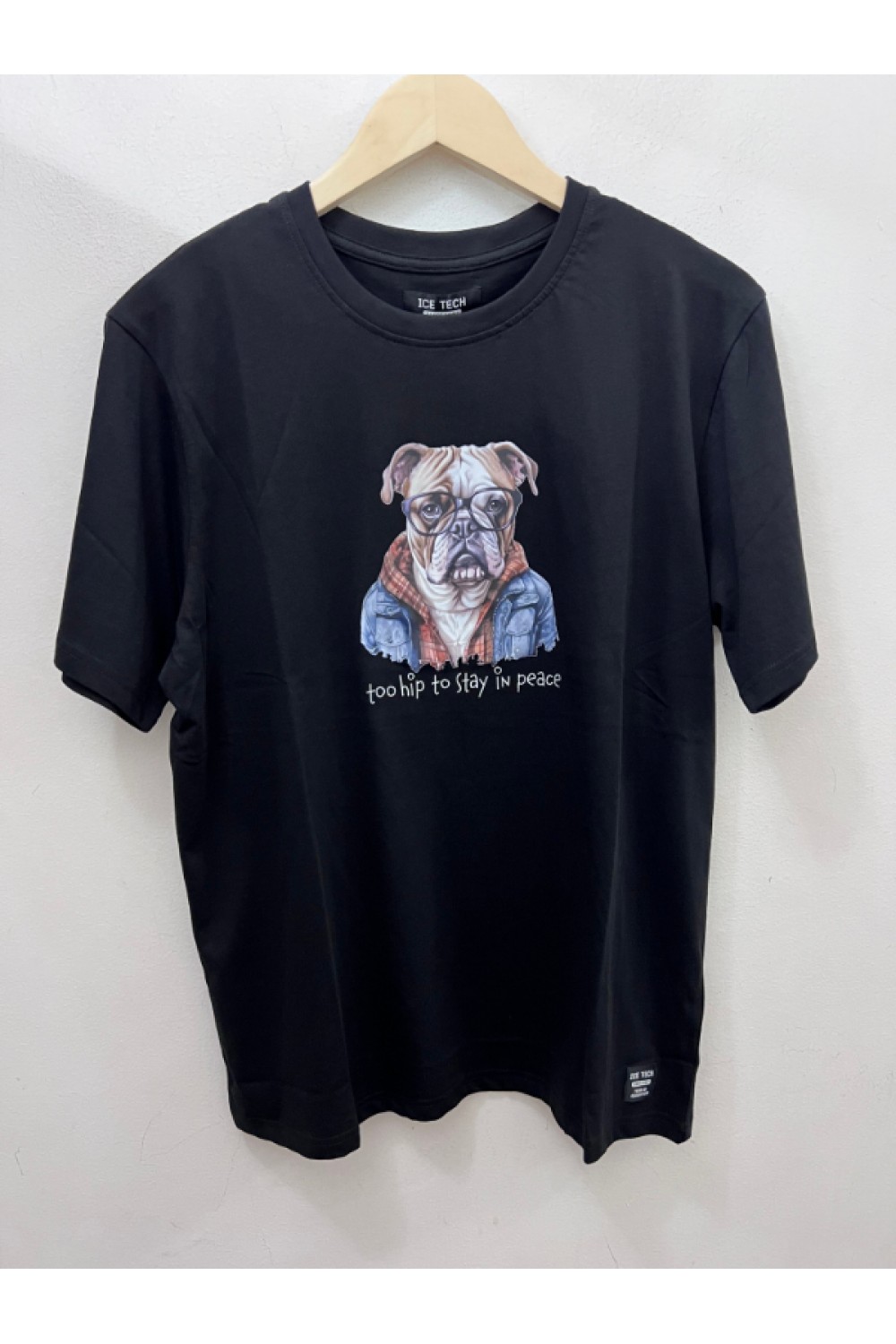 ICE TECH T-SHIRT WITH LOGO BLACK ICETECHSS2503