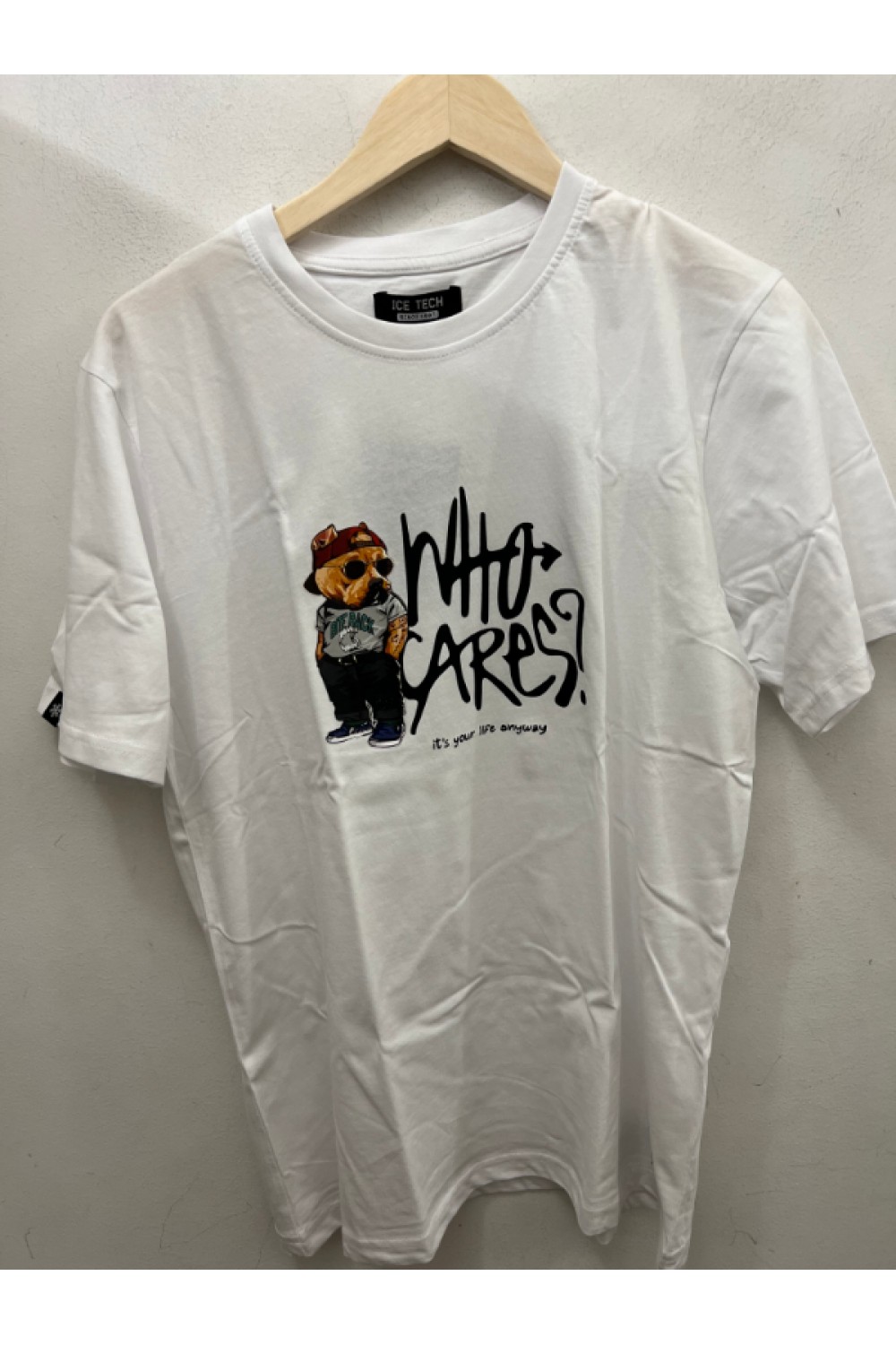 ICE TECH T-SHIRT WITH LOGO WHITE ICETECHSS2503