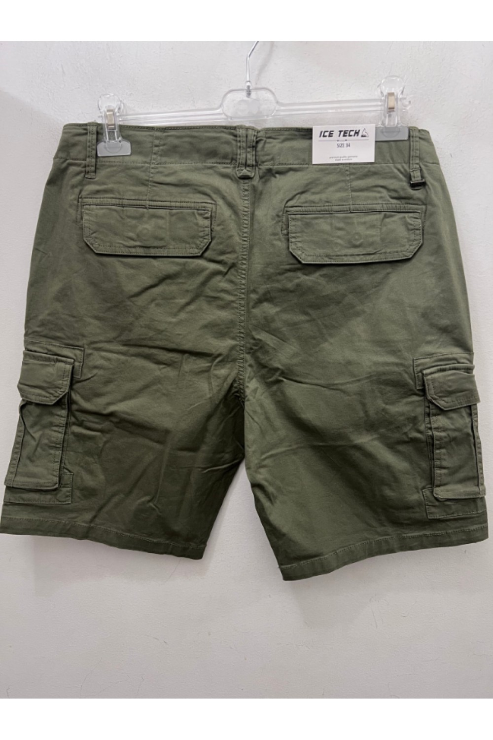 ICE TECH CARGO SHORTS GREEN ICT03
