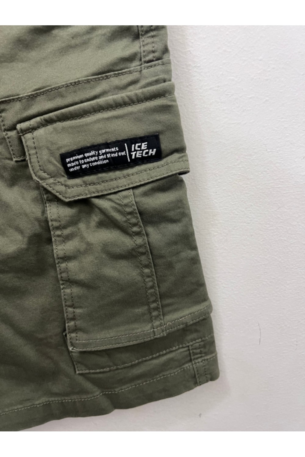 ICE TECH CARGO SHORTS GREEN ICT03
