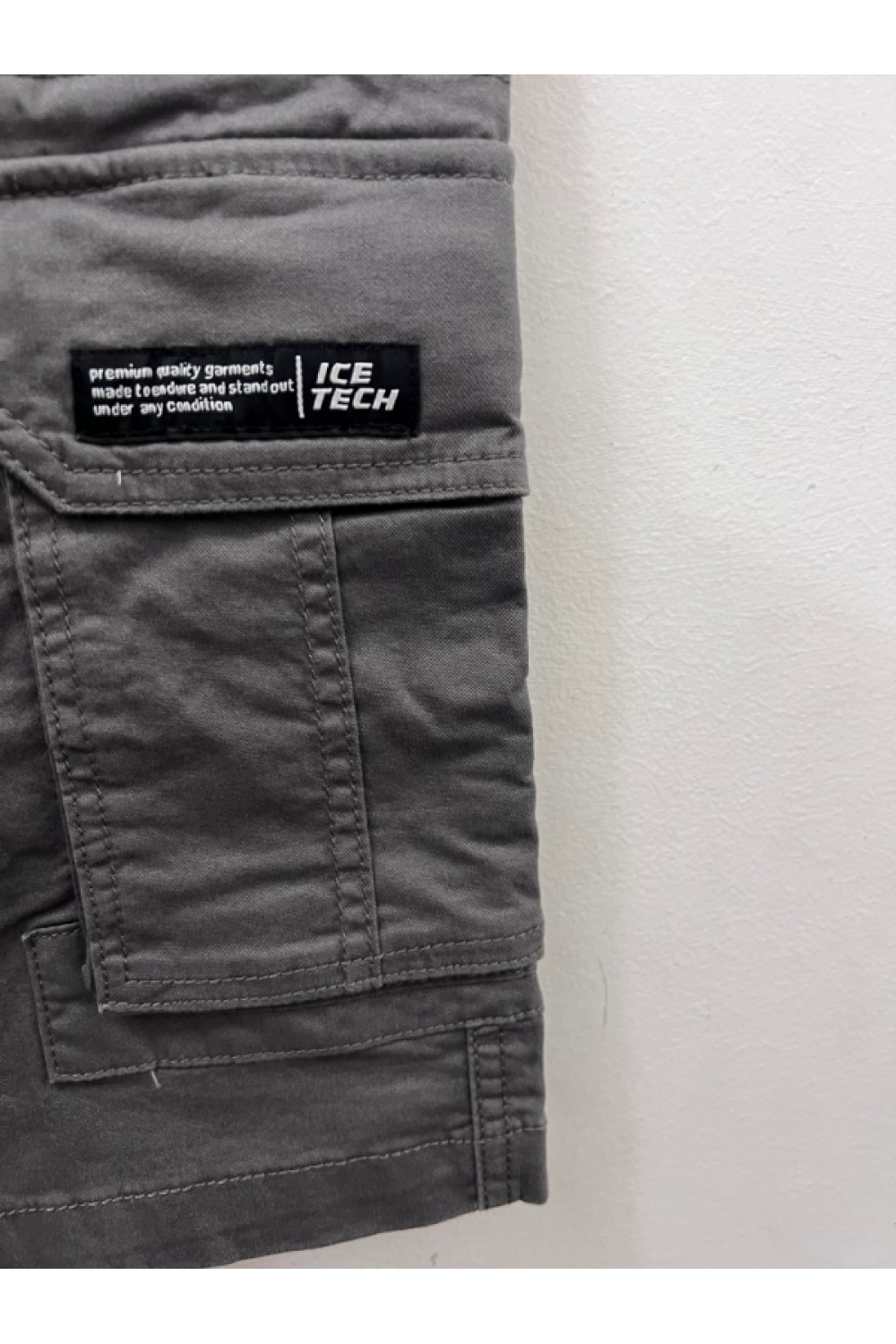 ICE TECH CARGO SHORTS GREY ICT04