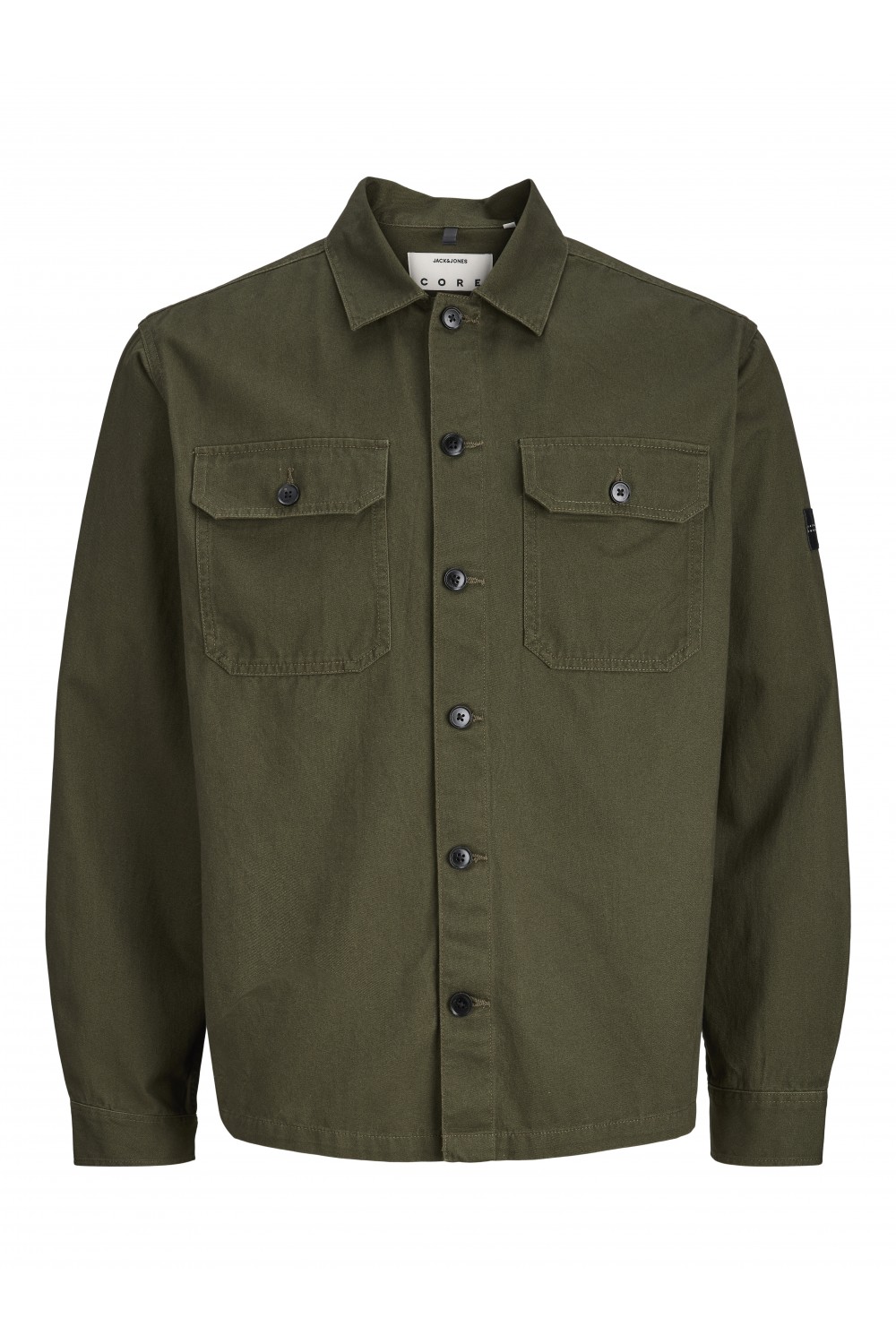 JACK & JONES COFUSION CLASSIC BADGE OVERSHIRT LN FOREST NIGHT 12300937