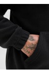 JACK & JONES SOHO HALF ZIP FLEECE SN BLACK 12279680