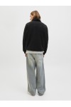 JACK & JONES SOHO HALF ZIP FLEECE SN BLACK 12279680