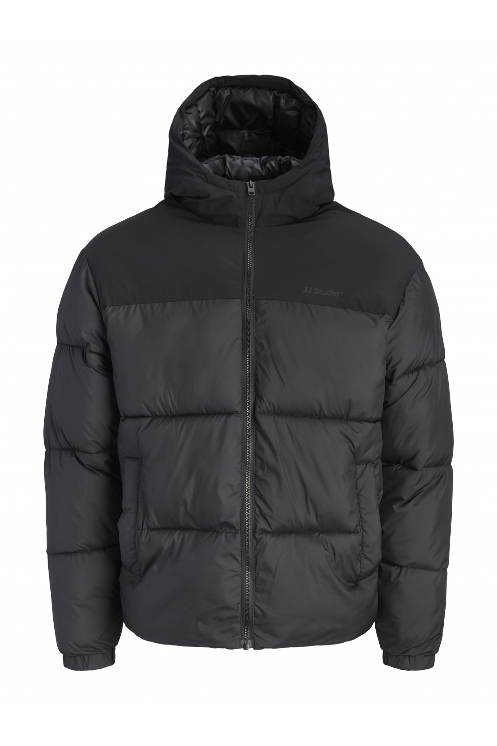 JACK & JONES RAZE PUFFER HOOD BLACK 12299085