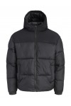 JACK & JONES RAZE PUFFER HOOD BLACK 12299085