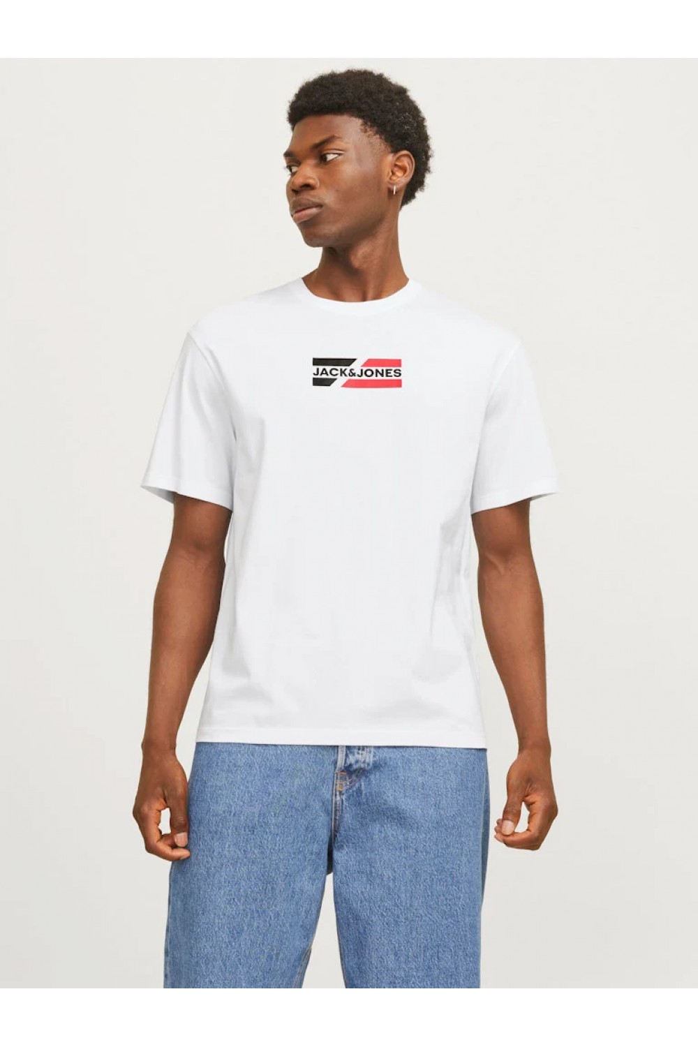 JACK & JONES CORP GRAPHIC TEE SS O-NECK WHITE 12268415