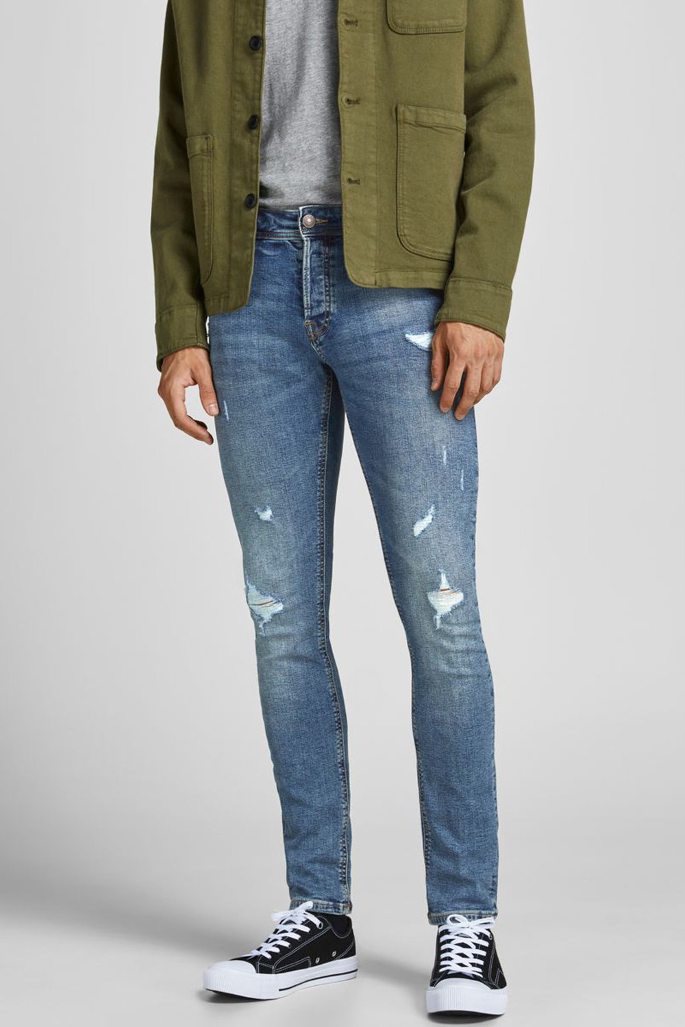 JACK & JONES GLENN ORIGINAL NA 522 SLIM FIT BLUE DENIM 12190932