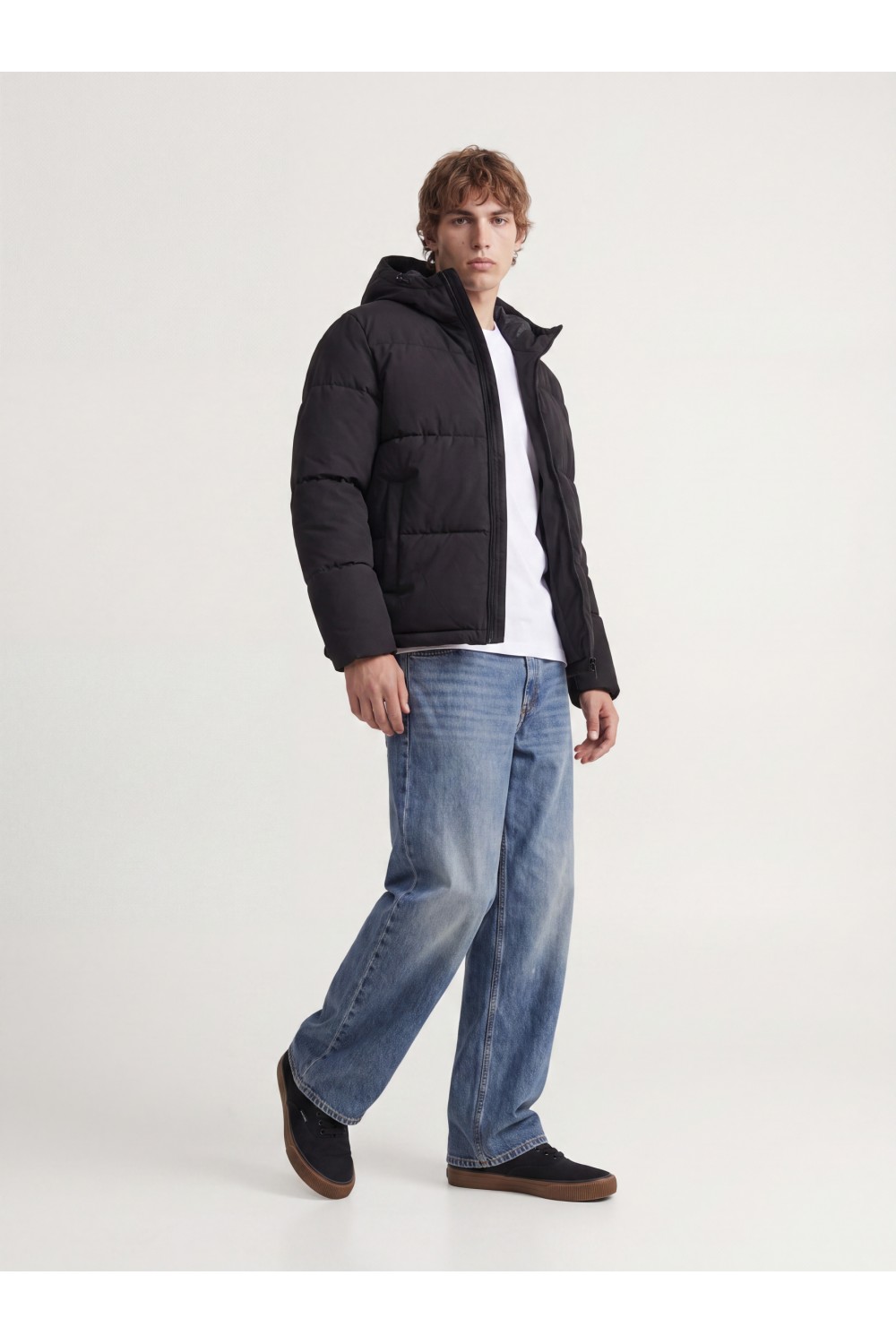 JACK & JONES GALAXY PUFFER JACKET BLACK 12303930