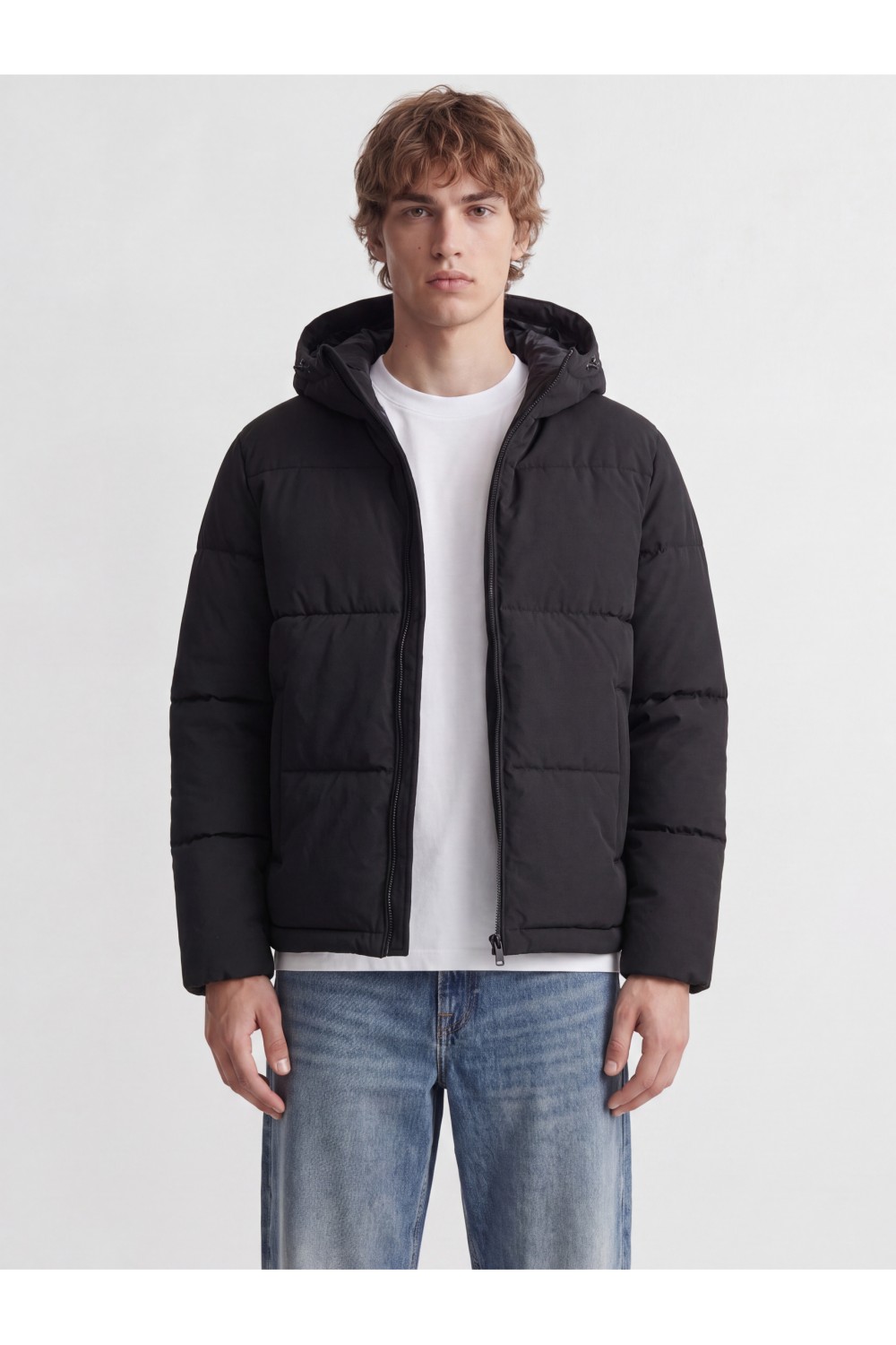 JACK & JONES GALAXY PUFFER JACKET BLACK 12303930